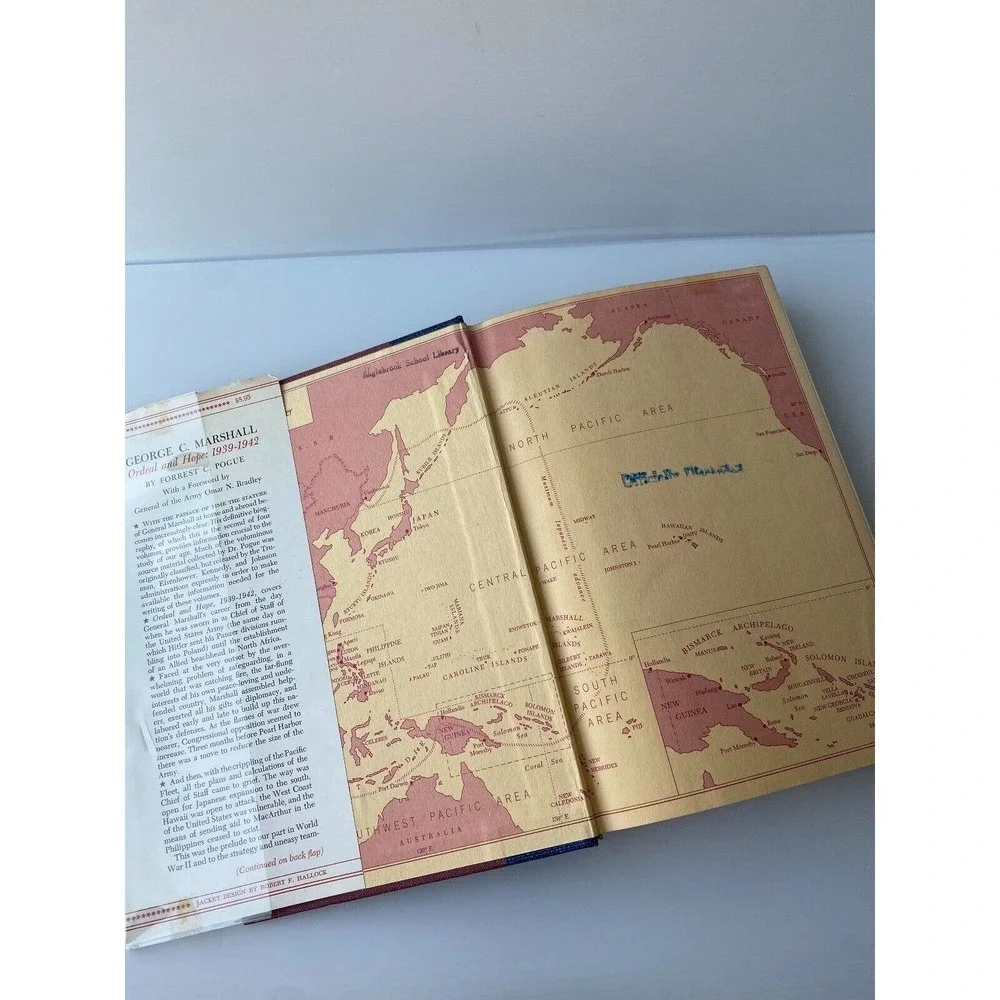 WWII Military History George C Marshall Ordeal and Hope 1939-1942 1st Ed Vtg